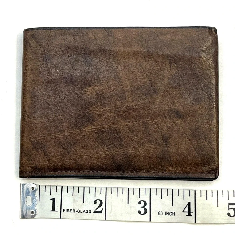 Rolfs Mens Leather Wallet Brown‎ 4.5